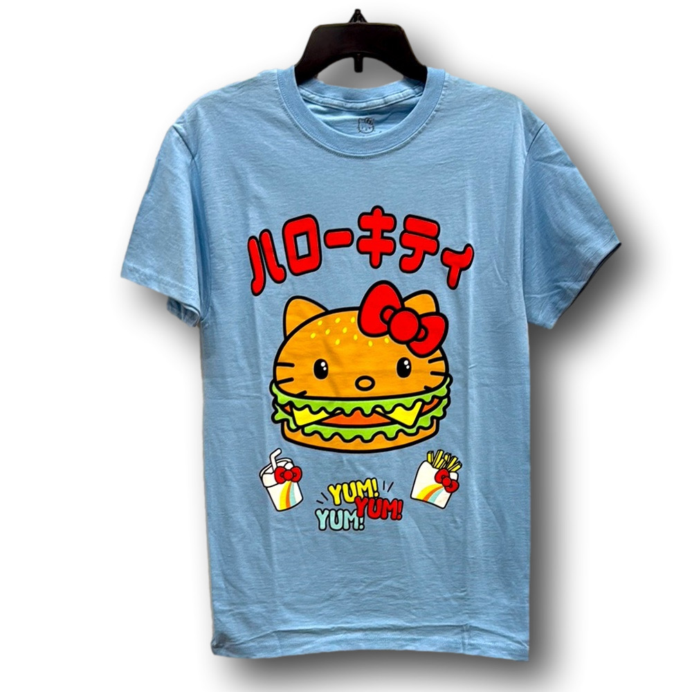 Hello Kitty Fast Food Graphic T-Shirt - Size Small - NWT